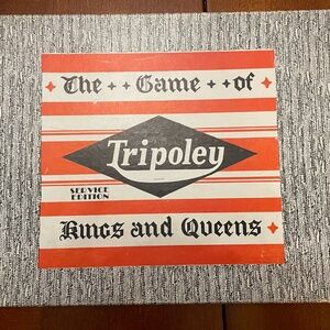 Vintage TRIPOLEY SERVICE 1943 EDITION Board Game